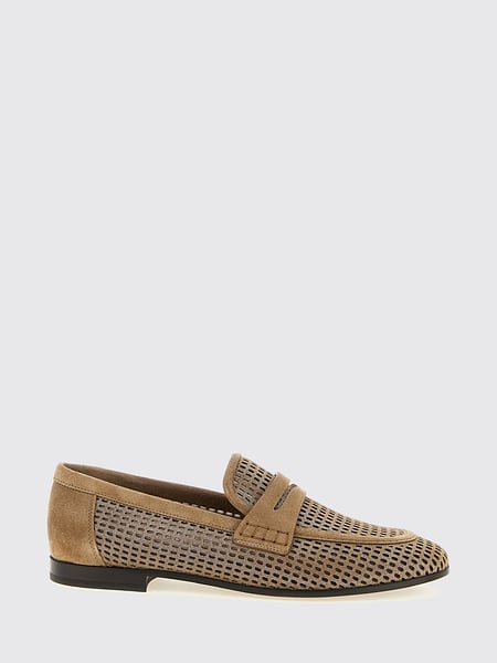 Perforated Leather Loafers Brunello Cucinelli