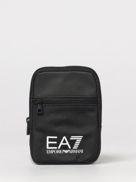 EA7 Train Core Polyester Shoulder Bag with Printed Logo