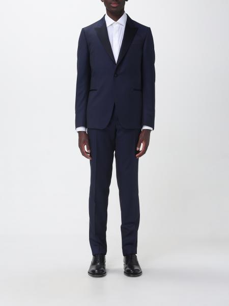 Zegna 羊毛马海毛燕尾服