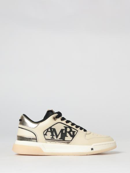 Classic Low Grained Leather Sneakers Amiri