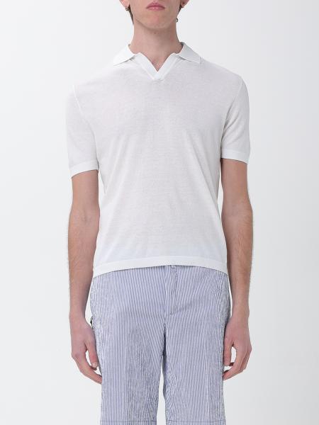 Cotton Crepe Polo Shirt Brooksfield