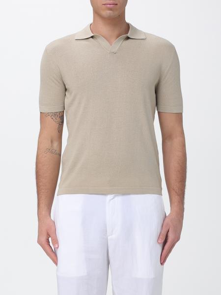 Cotton Crepe Polo Shirt Brooksfield