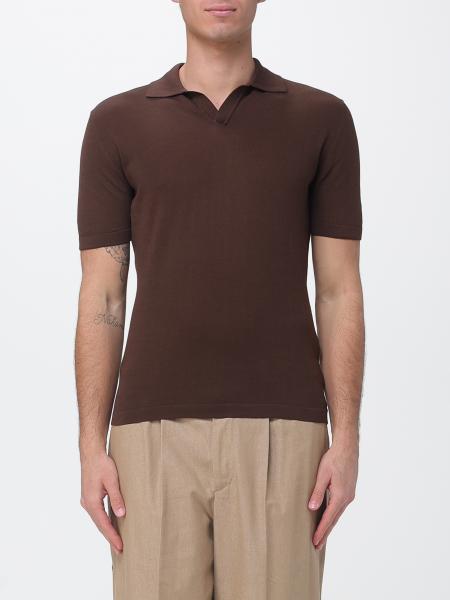 Cotton Crepe Polo Shirt Brooksfield