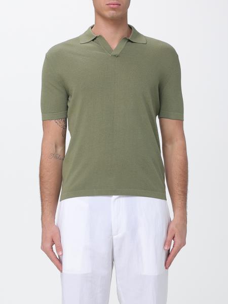 Cotton Crepe Polo Shirt Brooksfield