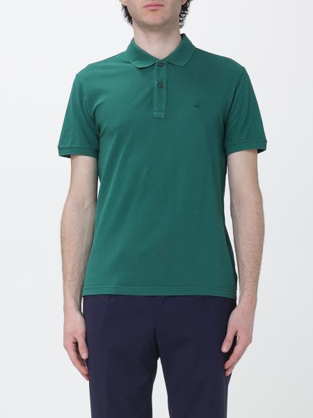Basic Cotton Polo Shirt with Logo Brooksfield