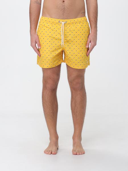 Printed Technical Fabric Swim Trunks Brooksfield
