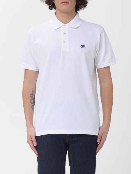 Cotton Polo Shirt With Pegaso Logo Etro