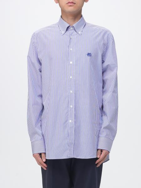 Striped Cotton Shirt Fendi
