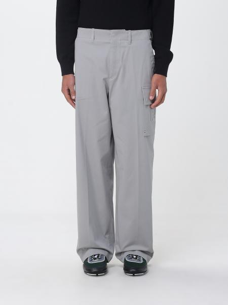 New Rich Cotton Gabardine Trousers Fendi