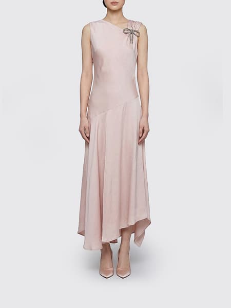 Abito Midi con spilla fiocco Jil Sander