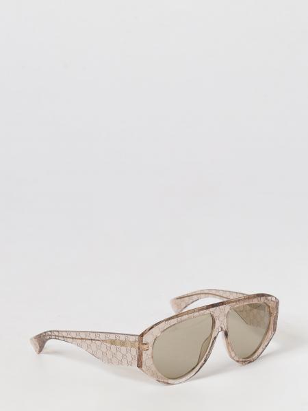Tortoiseshell Acetate Sunglasses with Embossed GG Monogram Gucci