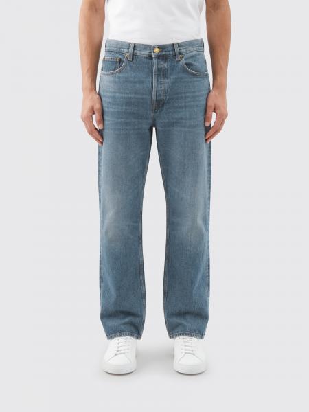 Straight Cotton Denim Jeans Golden Goose