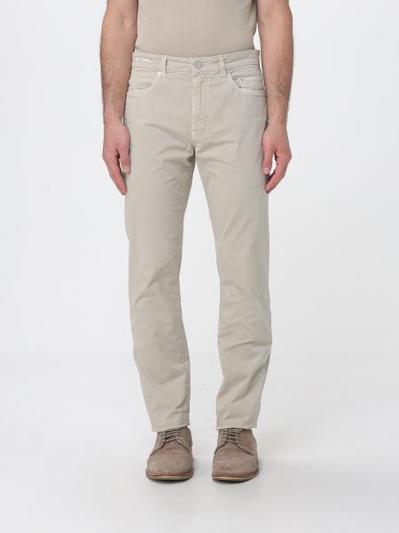 Slim Fit Stretch Gabardine Trousers Siviglia