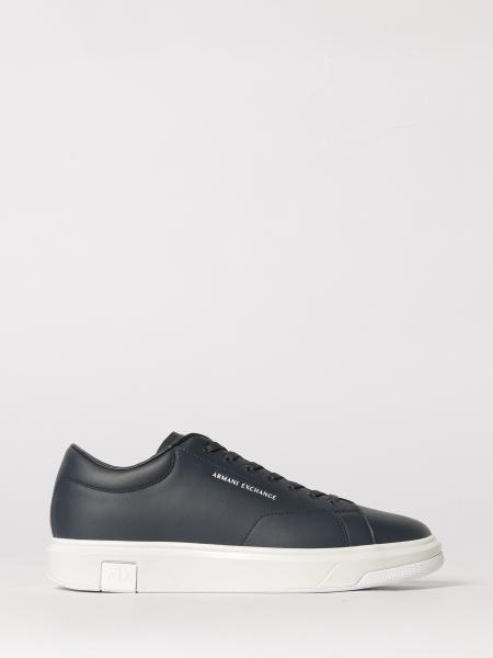 Кожаные кроссовки Armani Exchange