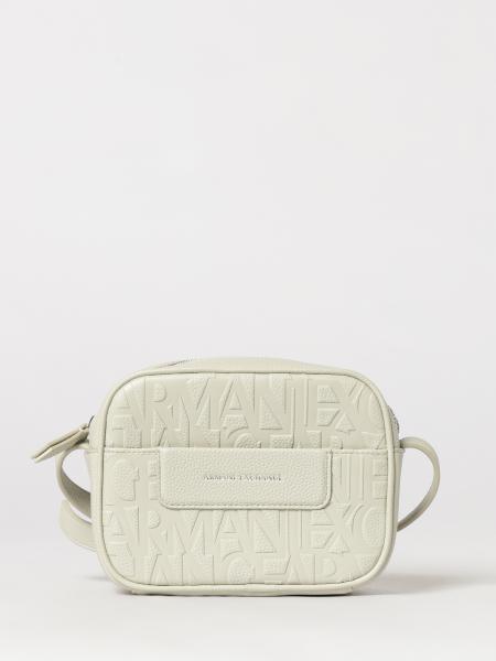 Grained Synthetic Leather Bag with Embossed Logo Armani Exchange