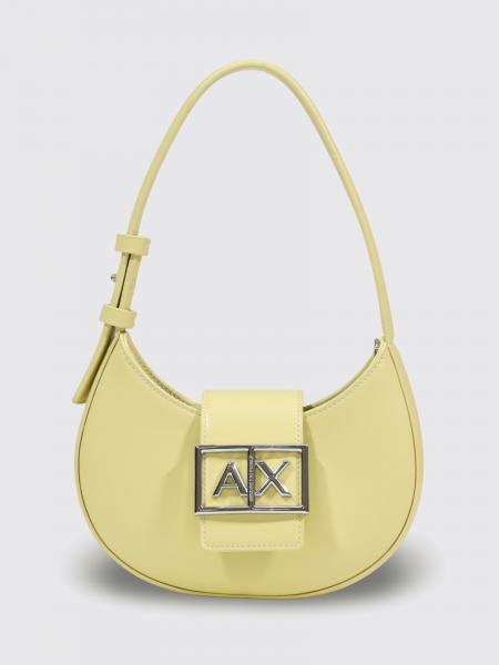 Hobo Shoulder Bag with Metal Logo Armani Exchange