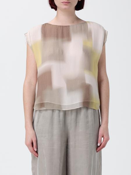Printed Chiffon Top Armani Exchange
