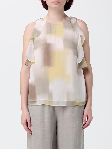 Printed Chiffon Top Armani Exchange