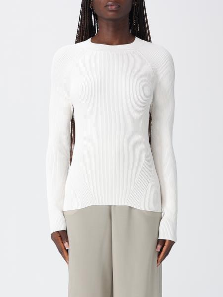 Armani Exchange Ribbed Viscose Knit Top