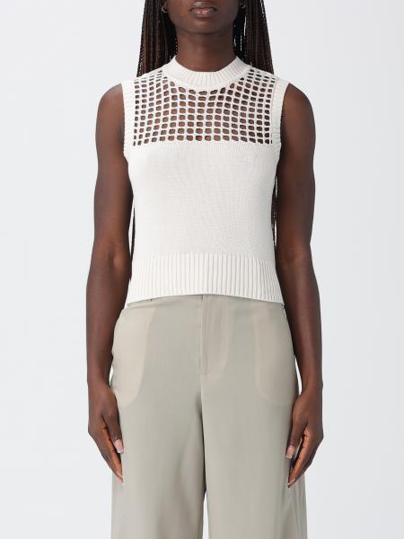 Armani Exchange コットンメッシュニットトップ