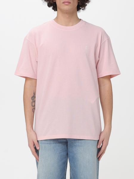 Crew Neck T-Shirt with Logo Saint Laurent