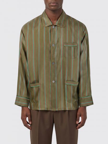 Striped Twill Shirt Saint Laurent