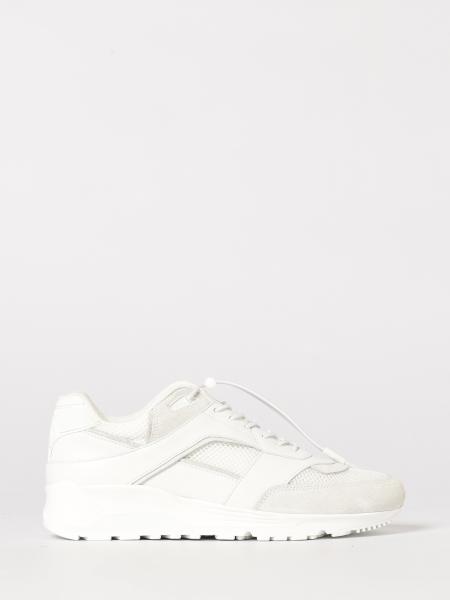 Bump Leather and Mesh Sneakers Saint Laurent