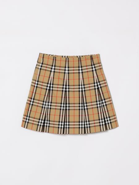 Jupe Burberry en coton à imprimé Vintage Check