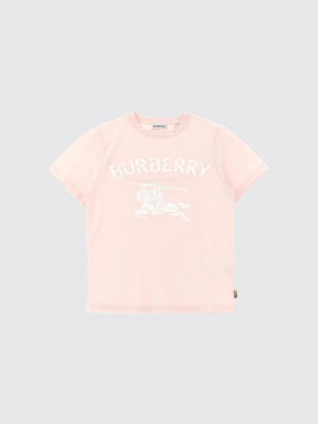 Cotton T-shirt with Logo Burberry