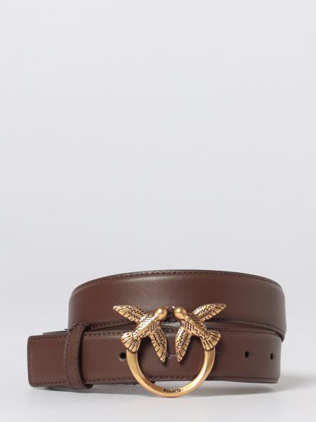 Ceinture Love Berry en cuir Pinko