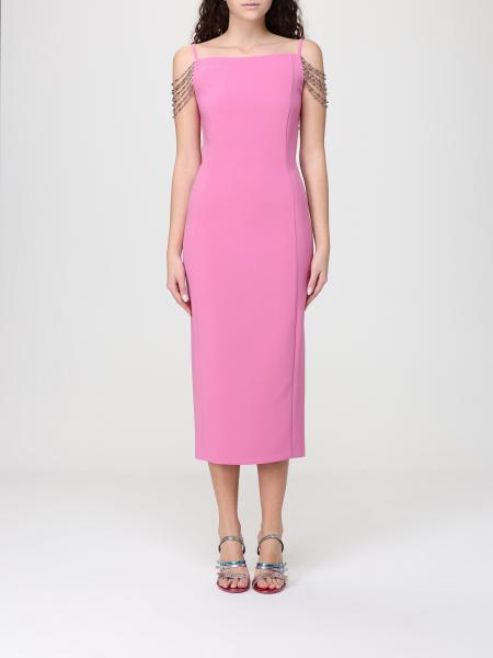 Bergamotto Midikleid aus Crêpe Pinko