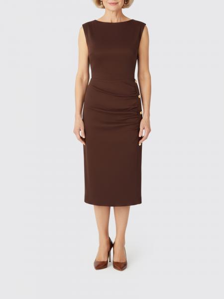Alissa Midi Dress Pinko in Linen Blend