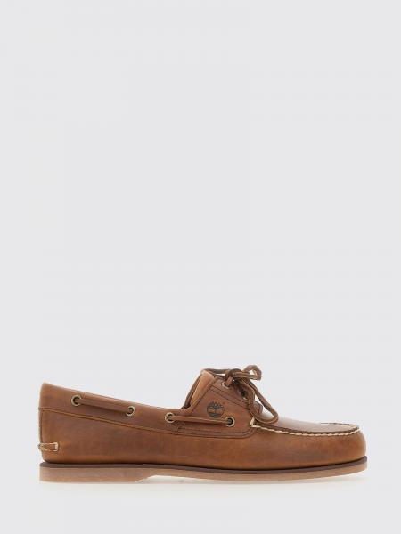 Timberland Classic 2-Eye 가죽 보트 로퍼