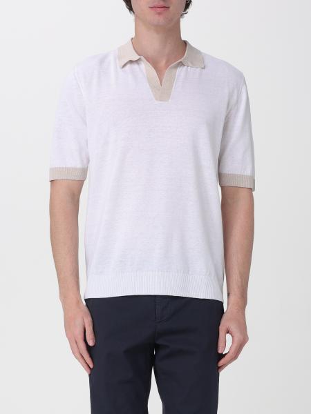 Linen and Cotton Polo Shirt Eleventy