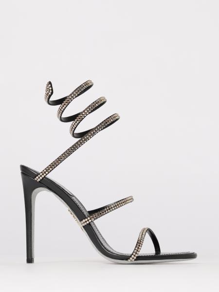 Sandalias Cleo de piel con strass Rene Caovilla