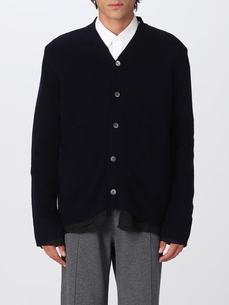 COMME des GARÇONS ブラック カーディガン CDG コムデギャルソン ワッペンロゴ カーディガン