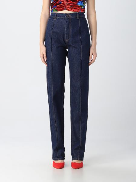 デニム・ジーパン MAGDA BUTRYM Woman Jeans Navy 105722 NAVY Magda Butrym Outlet: Jeans women - Navy | Magda Butrym jeans