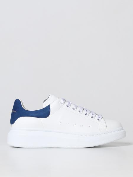 Alexander McQueen blu: Sneakers Larry Alexander McQueen in pelle