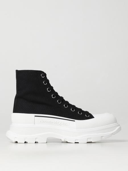 Men's Alexander McQueen: Tread Slick Alexander McQueen canvas boots