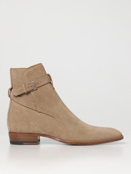 Saint Laurent Wyatt 30 Jodhpur suede ankle boots