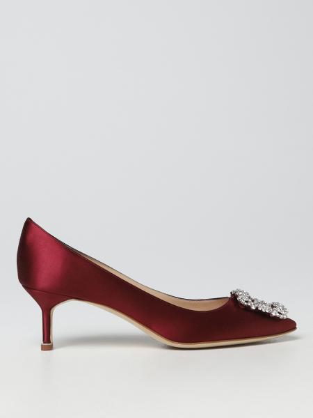 Scarpe donna online: Décolleté Hangisi Manolo Blahnik in satin