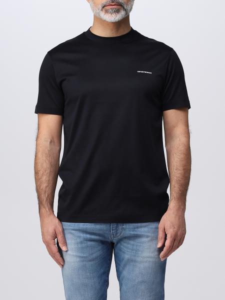 Tシャツ・カットソー EMPORIO ARMANI Men T-shirt Navy 8N1TD81JUVZ 0920 EMPORIO ARMANI: cotton T-shirt - Navy | Emporio Armani t