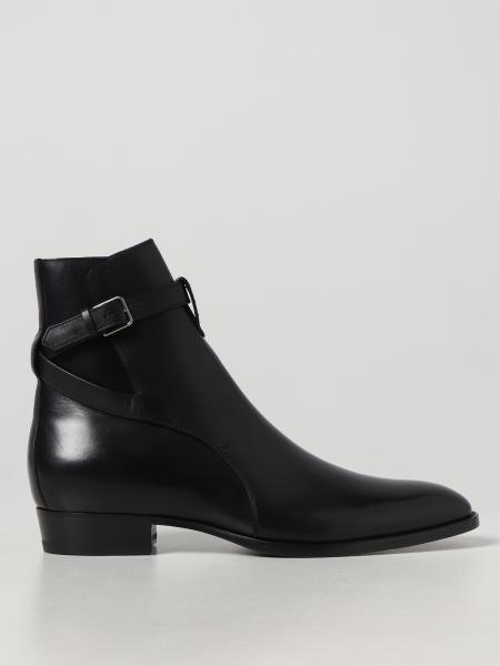 Men's Saint Laurent: Wyatt 30 Jodphur Saint Laurent ankle boots in leather