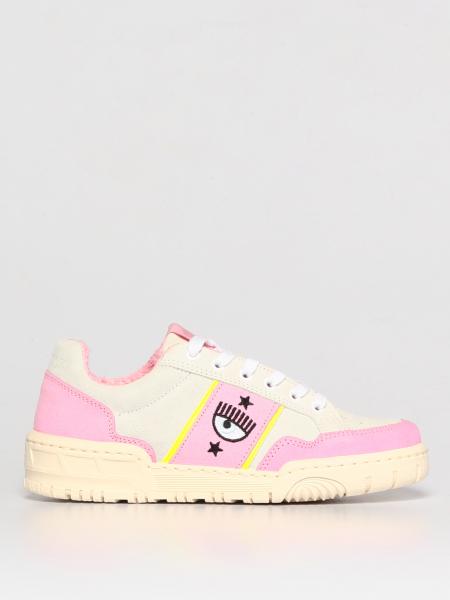 Sneakers Chiara Ferragni: Sneakers Chiara Ferragni in pelle con logo Eye-Like