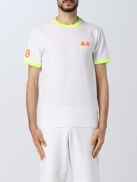 Tシャツ・カットソー SUN68 Men T-shirt White T33122 01 SUN68 Outlet: T-shirt men Sun 68 - White | SUN68 t-shirt