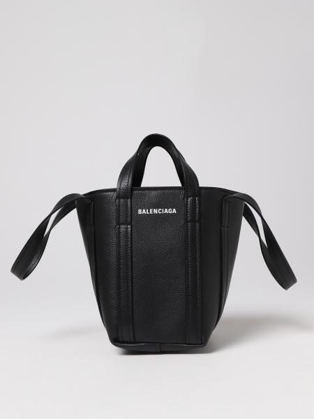 Borsa Everyday 2.0 North-South Balenciaga in pelle a grana