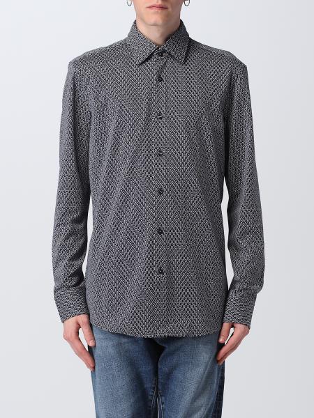 Camicia Boss in cotone stretch