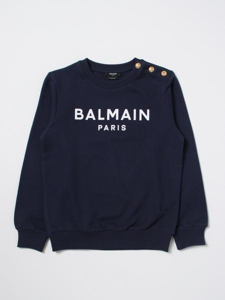 Balmain: Maglia Balmain Kids in cotone
