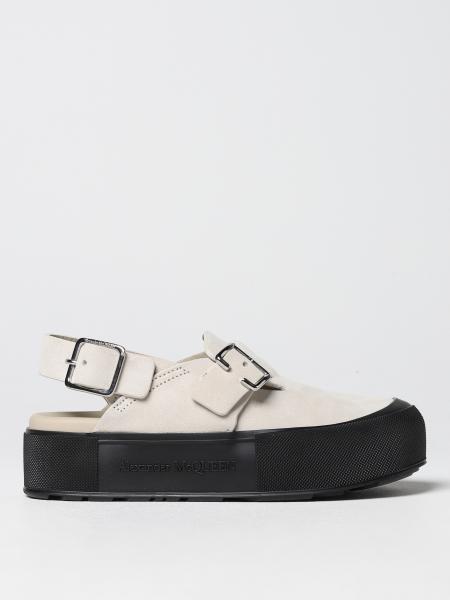 McQueen Mount Slick mules in suede