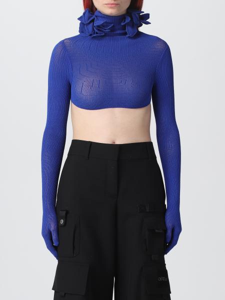 Off-White: Off-White top in stretch fabric